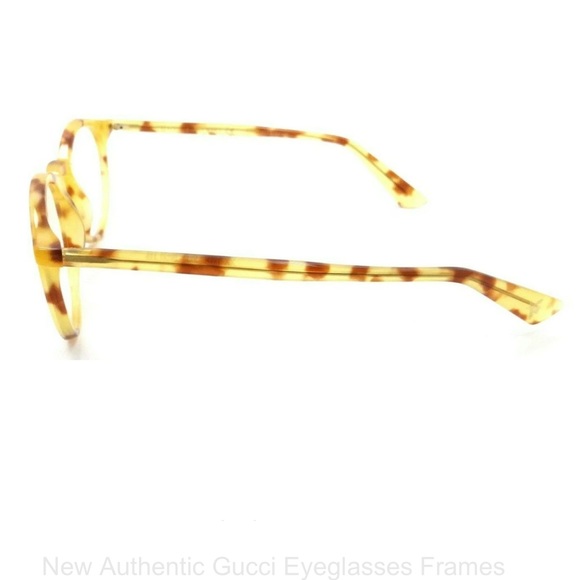 GUCCI EYEGLASSES FRAMES GG0121O 004 49-21-145 HAVANA MADE IN ITALY - Picture 3 of 7